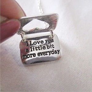 Sterling Silver Hidden Messages Necklace